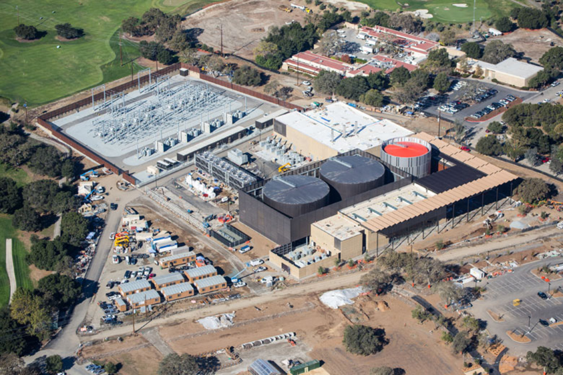 Aerial view of the Central Energy Facility